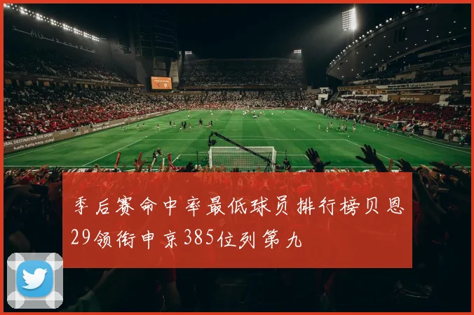 季后赛命中率最低球员排行榜贝恩29领衔申京385位列第九